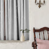 Grommet Patterned Thermal Insulated Blackout Curtains (52 W x 96 L Inches, 2 Panels, Off White)