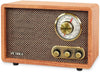 Retro Wood Bluetooth Radio with Built in Speakers, Walnut