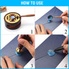 Wax Seal Stamp Kit with Gift Box,24 Colors and 624 Wax Seal Beads