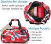 Traveler duffel bag, (16" L x 9.5" H x 8.5" W) Red camo