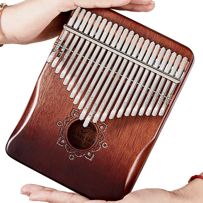 Kalimba 21 keys, gradient coffee