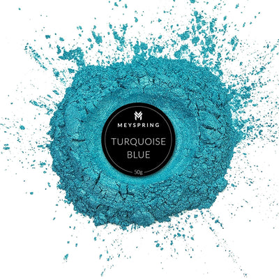 Turquoise Blue Epoxy Resin Color Pigment - 50g - Kinstugi Art