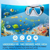 Professional snorkeling equipment, (White Black)