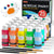 Acrylic paint, 25 colors of 2 oz/60 ml, richly pigmented.