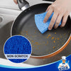 Double-sided sponge for washing dishes, 12 pack