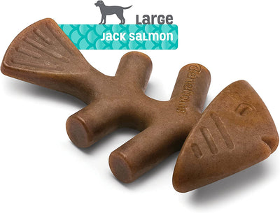 Fishbone Chew Toy for pets, brown