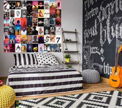 70 Pcs Album Cover Aesthetic Pictures Wall Collage Kit