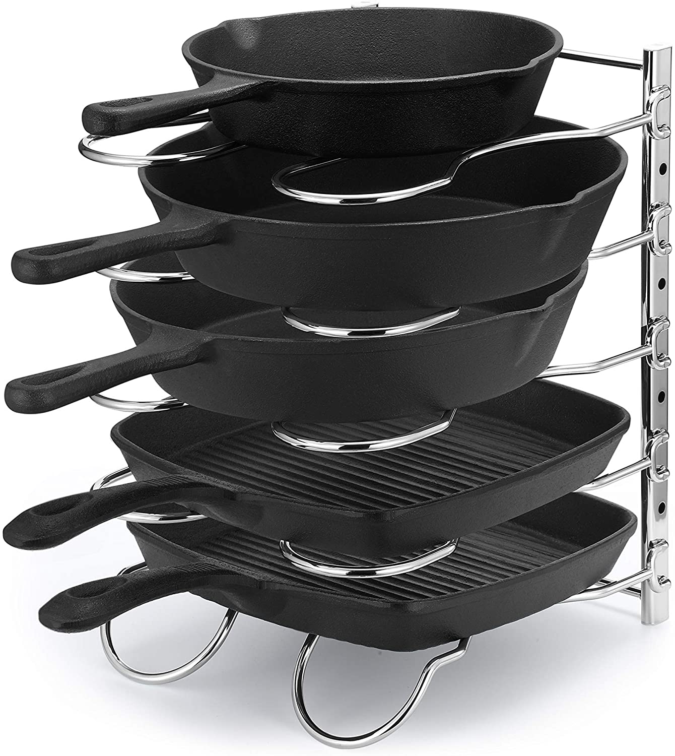 Heavy duty pan rack, for pot lid