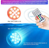 2 Packs Submersible LED Pool Light 16 Colors with RF Remote