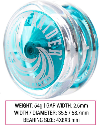 Bearing yoyo + 2 additional strings (light blue)