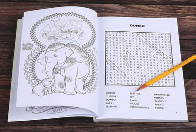 Word Search and Coloring Book