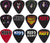 Guitar Picks - Celluloid - Medium 0.71mm - Pack of 12