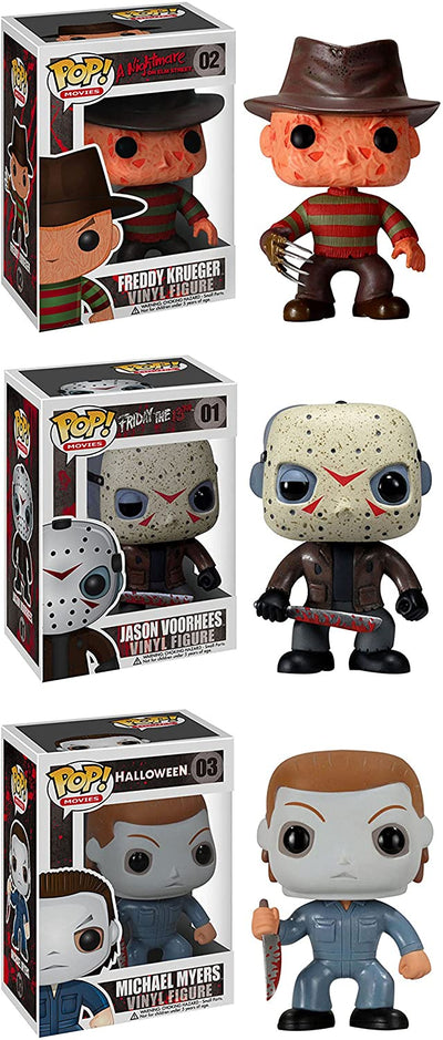 Set: Freddy Krueger, Jason Voorhees, Michael Myers Action Figure