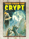 crypt horror tv poster Metal Tin Sign Home Deco