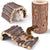 Natural Wood Pet Toys (Small Rodents), 3-Pack