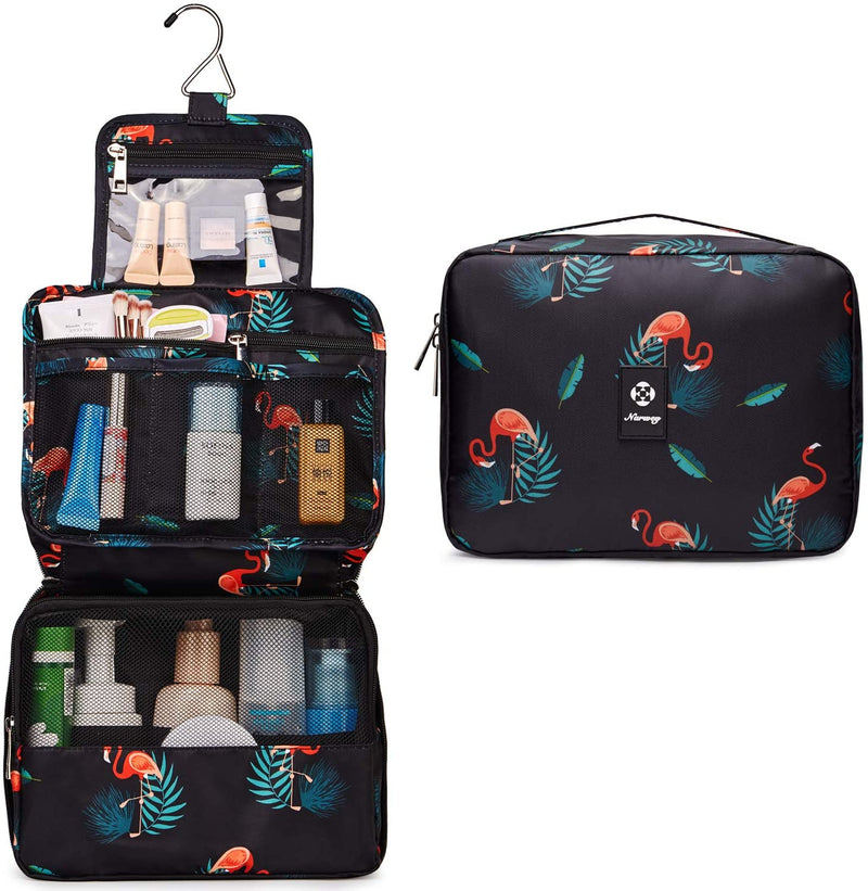 Travel Cosmetic Makeup Organizer (Flamingo Orange)