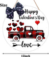 Wooden door sign for truck valentine's day