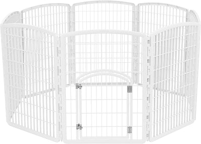 Dog Pen,62.99 x 62.99 x 34.25 inches white color