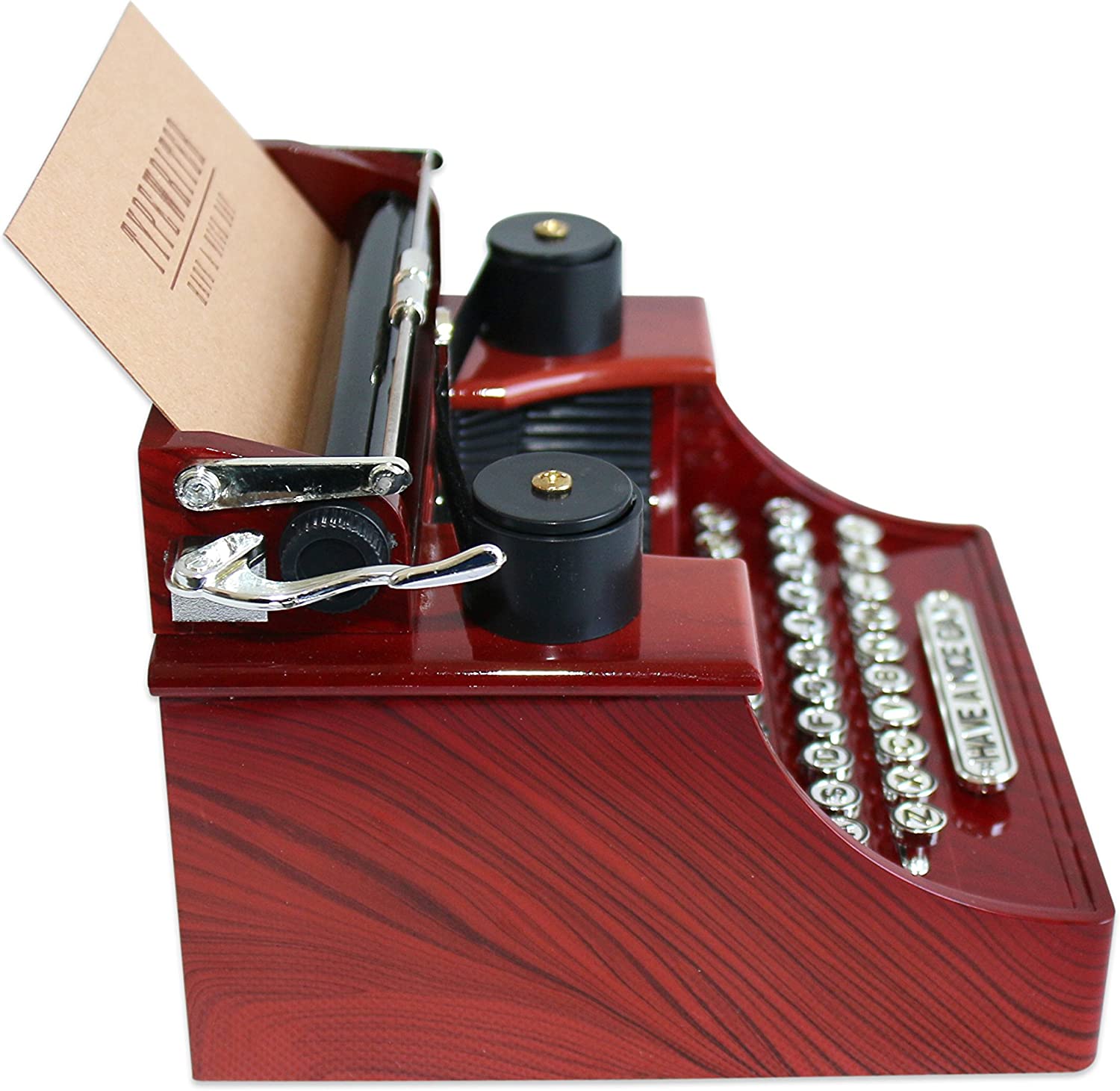 Vintage typewriter music box for home