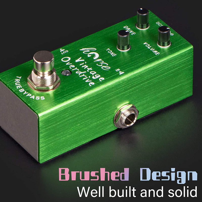 Overdrive Pedal, Electric Guitar Effects Pedals (Dark Green)