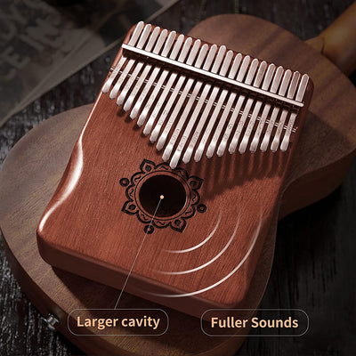 Kalimba 21 keys, colour:coffee