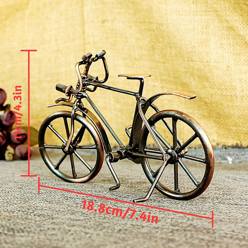 Art bicycle model, iron, 4.3 x 7.4 inches