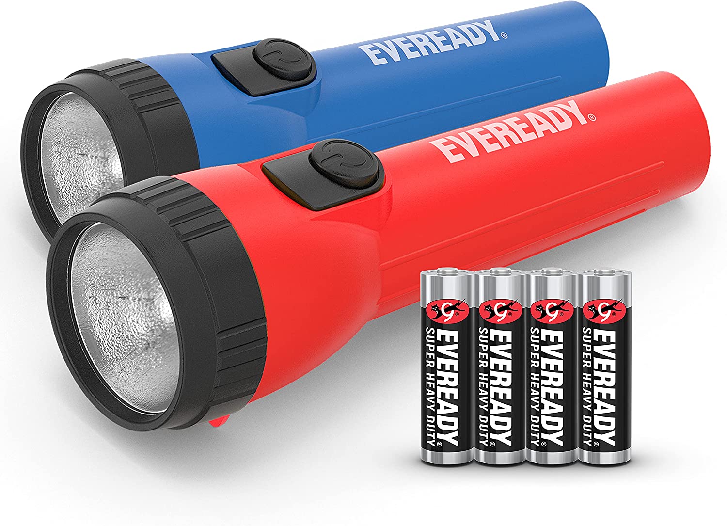 Bright and Durable LED Flashlight with Long Battery Life (2-Pack)