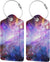 2-Pack Luggage Tags, (Galaxy)