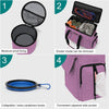 Airline Approved Pet Travel Bag with MultiFunction Pockets purple