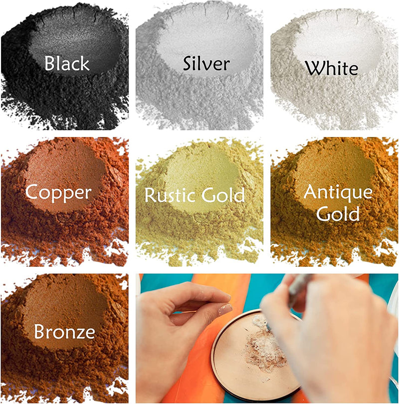 Fine Real Mica Metal Dye for Kintsugi (7 colors)