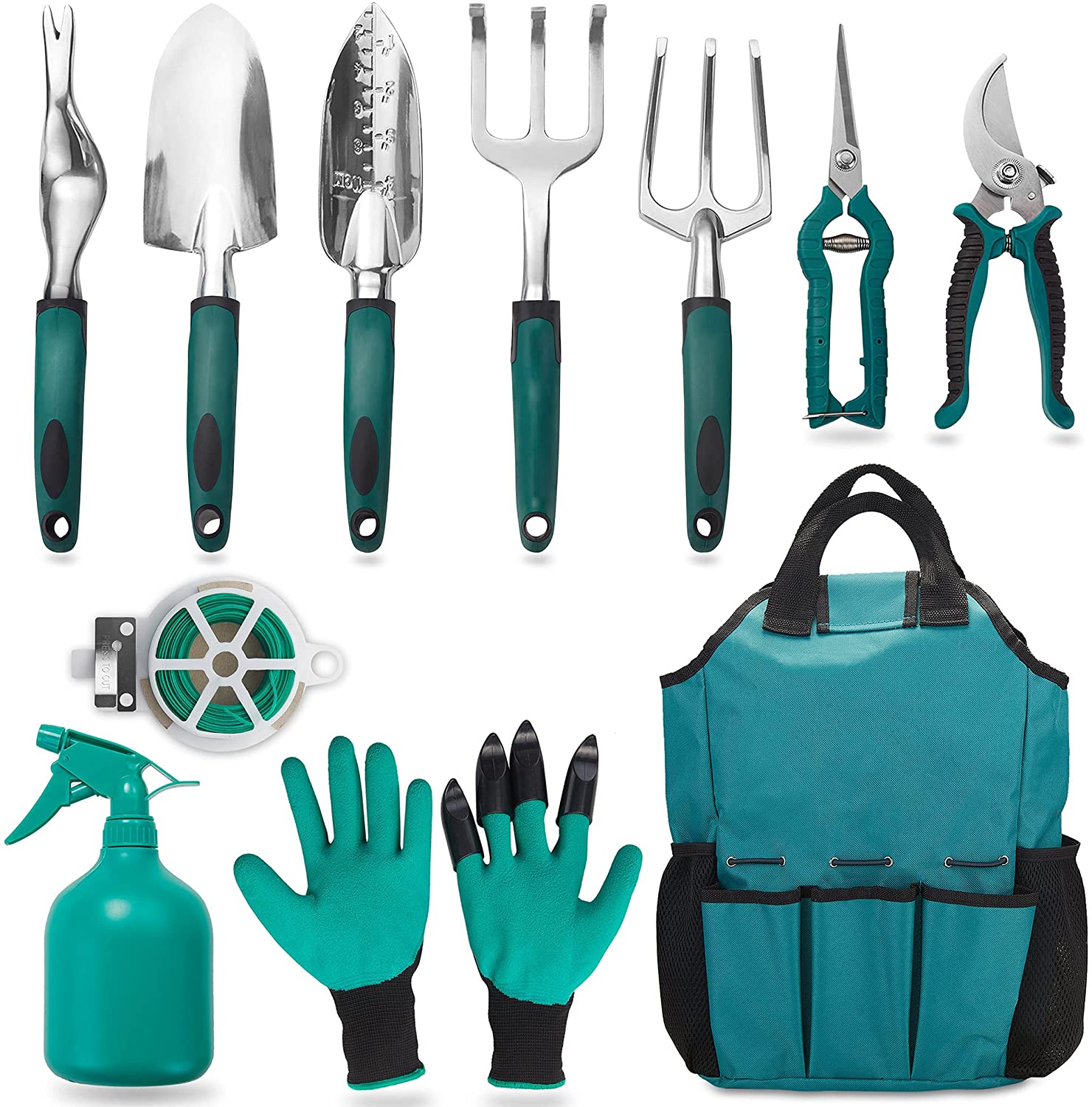 Aluminum Garden Tool Set (11 Pieces)