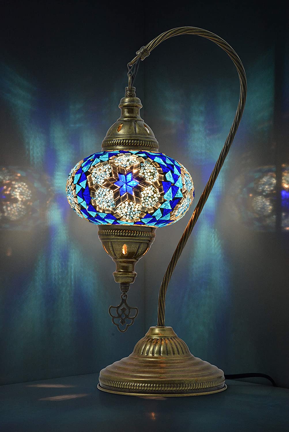 Turkish Lamp Vintage style,Glass,A18 color