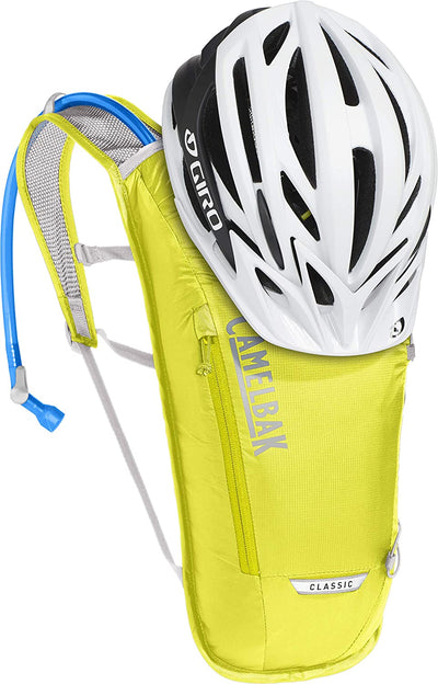 Classic Lightweight Bike Hydration Pack 70oz, (Yellow/Silver)