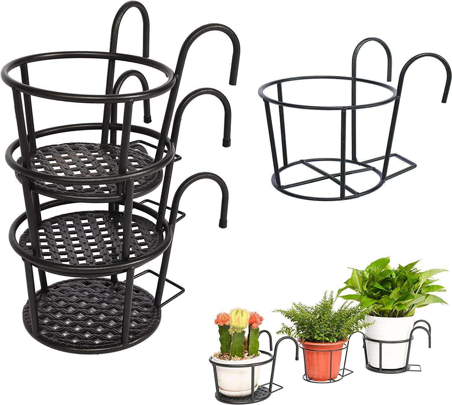 Outdoor Plant Stand - 3 Pack