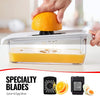 11-in-1 mandolin slicer (+ safety glove and cleaning brush)