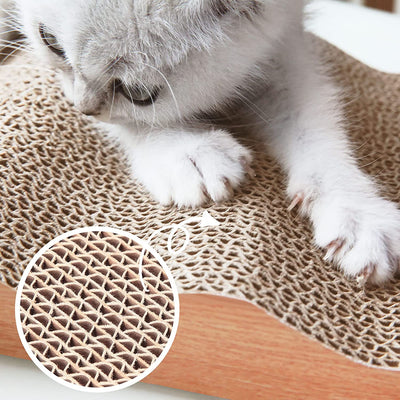 Cat Scratching Pad, 3 Packs, Reversible, Wood