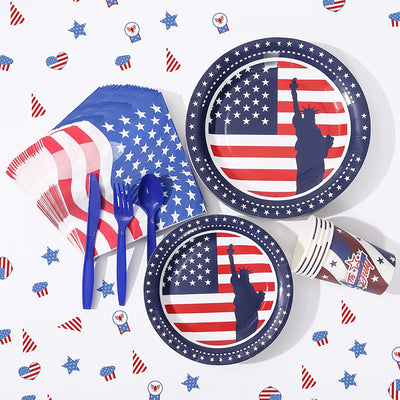 4th of July Party Supplies American Flag Decorations