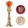 Letter E Alphabet Sealing Wax Seal, Gold