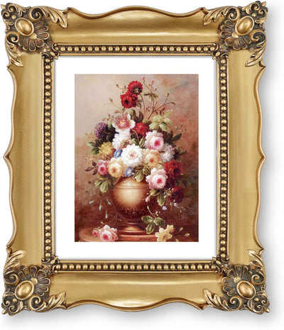 vintage style baroque photo frames (8x10) gold