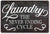 Vintage Style Decorative Metal Sign (Color: Laundry43)