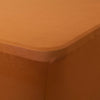 6' Stretch Tablecloth for Tables (Light Brown, 72L x 30W x 30H)