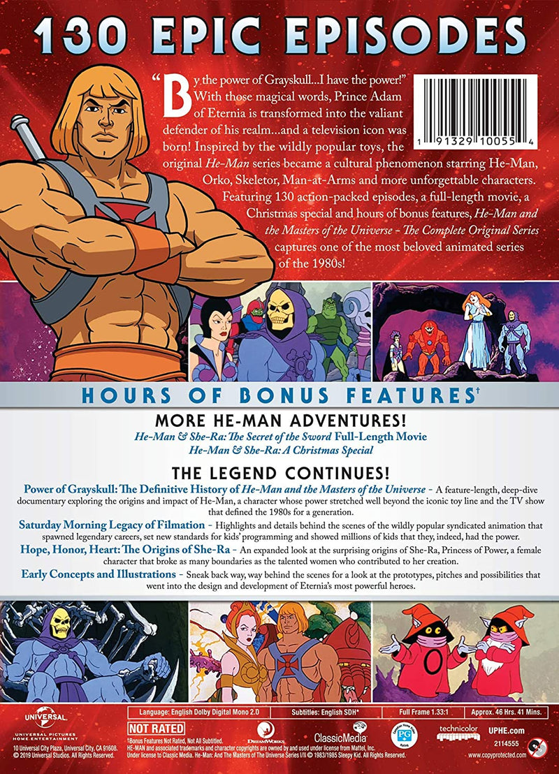 He-Man and the Masters of the Universe, DVD