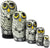 Russian Nesting Dolls, (5 Owl Dolls)