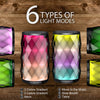 Portable Bluetooth speakers, with 6 colorful light modes