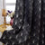 Dot Pattern Blackout Curtains (52 x 63", Black, 2 Panels)