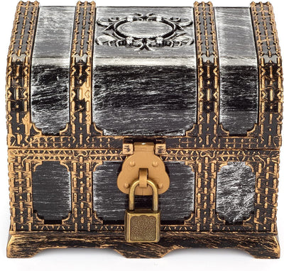 Classic Pirate Treasure Chest 5.75 x 5.16 x 4.76 inches