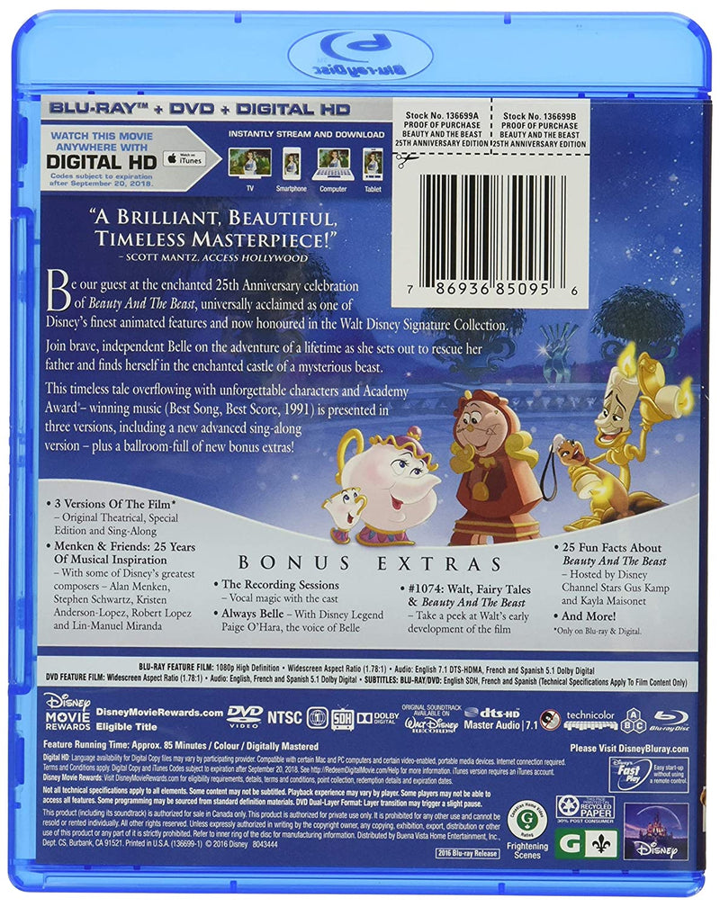 Beauty and the Beast - Format: Blu-ray