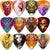 Set of 24 Tin Box Guitar Picks, (Mix 5) (1002-5)