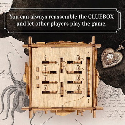 Cluebox - Captain Nemo Nautilus 3D Wooden Puzzle