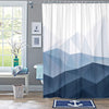 Shower Curtain Set, Blue, (72 x 72 inches)